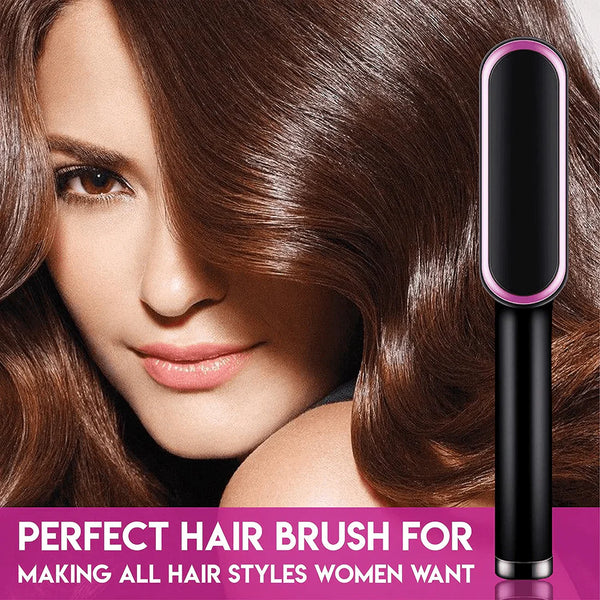 Electric Comb Hair Straightener Black Hair Straightener.