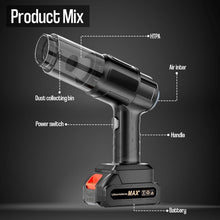 3-in-1 Car Vacuum Cleaner USB Rechargeable Wireless Handheld Mini for Travelling Camping Reusable Portable with Charging Cable & Tools Premium Quality