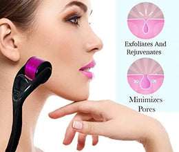 Derma Roller 0.5, 540 Needle Cross-Line, Anti-Aging Skin Regeneration