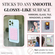Silicone Suction Phone Case Mount, Phone Suction Holder Back of Phone Sticky Grip