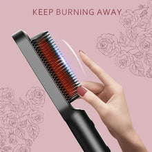 Electric Comb Hair Straightener Black Hair Straightener.