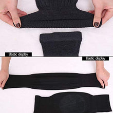 Winter Warm Knee Pads for Men And Women - Wool Material, Hand Washable, Elastic, No Feathers (Pair)