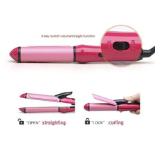 2 in 1 Straightener Curler and Straightener