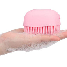 Silicone Bath Body Brush, Exfoliating Body Scrub Brush with Soap Dispenser