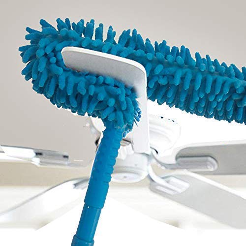 Flexible Fan Cleaning Duster for Multi-Purpose Cleaning with Long Rod