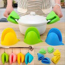 Silicone Pot Holders Heat Resistant Rubber Oven Mitts Mini Oven Mitts for Kitchen Cooking and Baking