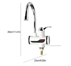 TANKLESS ELECTRIC HOT WATER HEATER FAUCET, DIGITAL DISPLAY, INSTANT ELECTRIC WATER GEYSER FOR BATHROOM HOUSEHOLD