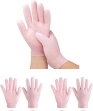 Moisturizing Soft Silicone Gel Spa Hydrating Gloves One Size Fits Most