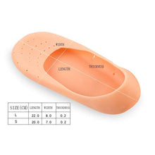 Anti Crack Full Length Silicone Foot Protector Moisturizing Socks for Foot-Care and Heel Cracks, heel pain.