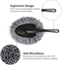 Home-X Car Dashboard Duster, Microfiber Duster Brush, Washable Cleaning Tool