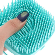 Silicone Bath Body Brush, Exfoliating Body Scrub Brush with Soap Dispenser