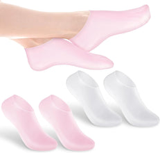 Silicon Gel Moisturizing Sock Pedicure Socks For Dry Cracked Feet Heel And Soften Rough Skin (Pair)