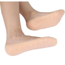 Anti Crack Full Length Silicone Foot Protector Moisturizing Socks for Foot-Care and Heel Cracks, heel pain.