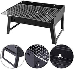 Portable & Foldable BBQ Grill With Tray (Size 36*28cm)