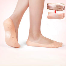 Anti Crack Full Length Silicone Foot Protector Moisturizing Socks for Foot-Care and Heel Cracks, heel pain.
