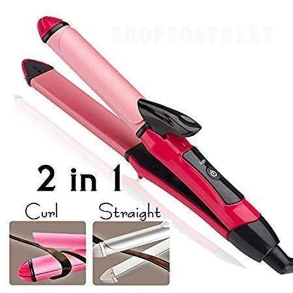 2 in 1 Straightener Curler and Straightener