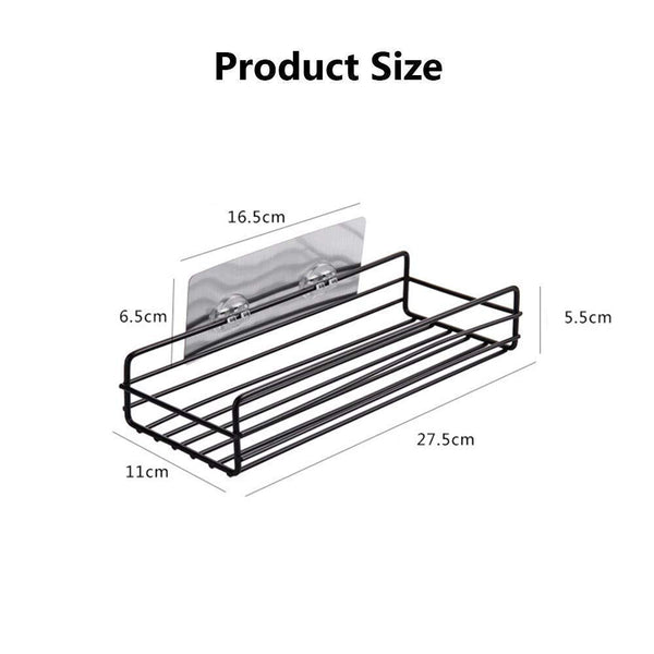 Self-adhesive Wall-Mounted Iron Shelf