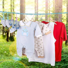 Portable Clothesline with 12 Clothespins