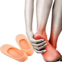 Anti Crack Full Length Silicone Foot Protector Moisturizing Socks for Foot-Care and Heel Cracks, heel pain.