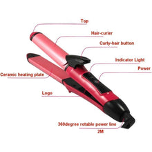 2 in 1 Straightener Curler and Straightener