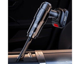 3-in-1 Car Vacuum Cleaner USB Rechargeable Wireless Handheld Mini for Travelling Camping Reusable Portable with Charging Cable & Tools Premium Quality