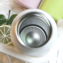 500ml Portable Sports Water Bottles Thermos With Straw