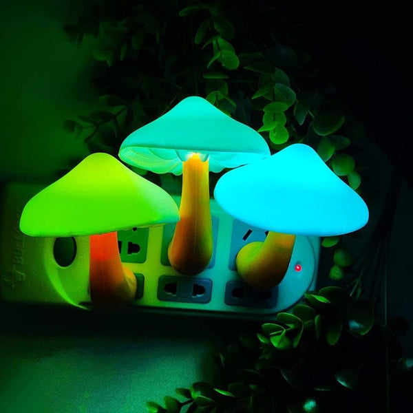 Mushroom Night Lights Energy Saving Wall Lamp