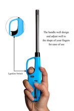 Gas Lighter, Refillable with Small Refill Can, Multicolor Pack of 1