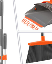 Attachable Broom With Dustpan