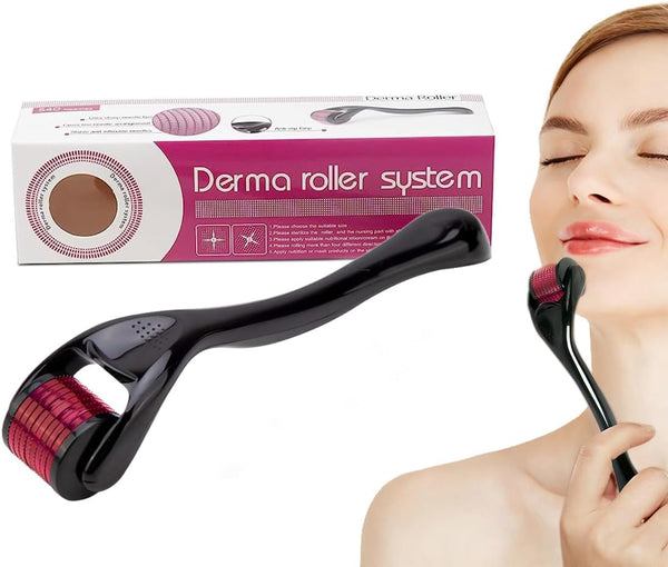 Derma Roller 0.5, 540 Needle Cross-Line, Anti-Aging Skin Regeneration