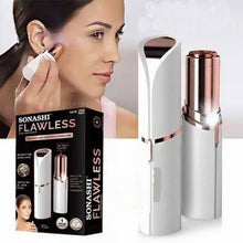 A Portable 2 In 1 Flawless Eyebrow, Face, Lips, Nose Hair Trimmer for Men & Women