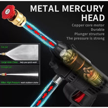 MRD Portable Powerful High Pressure 48v Lithium Cordless Wireless Car Wash Water Jet Foam Gun Car Washer 1 Batteries 1charger