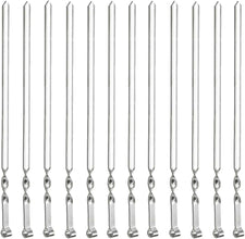 Barbecue Skewers Stainless Steel Sticks (Pack of 6)