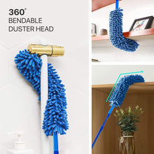 Flexible Fan Cleaning Duster for Multi-Purpose Cleaning with Long Rod
