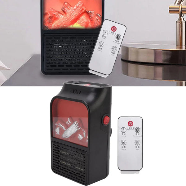 1000W Portable Flame Heater , Energy saving save Electricity, Whole house heat quickly