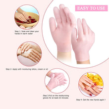 Moisturizing Soft Silicone Gel Spa Hydrating Gloves One Size Fits Most