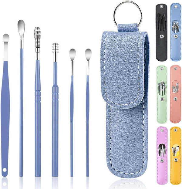 6 pcs Ear Wax Removal Kit-Stainless Steel Tool