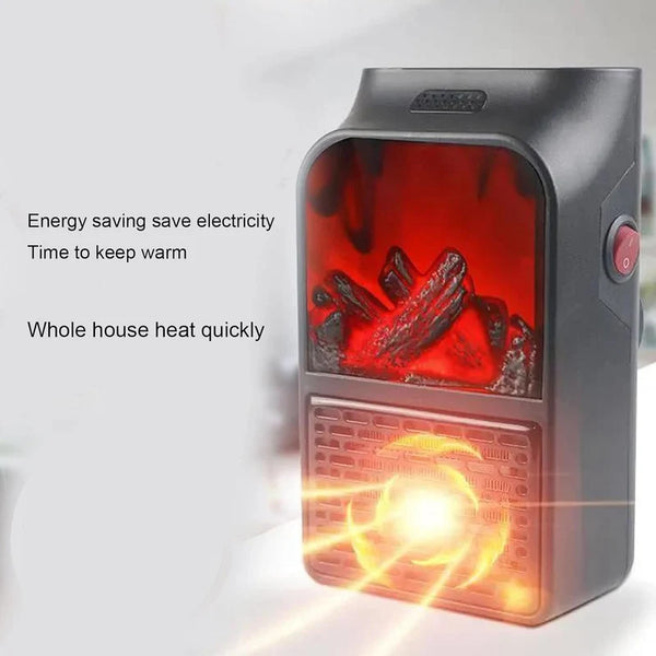 1000W Portable Flame Heater , Energy saving save Electricity, Whole house heat quickly