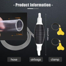 Multifunction Liquid Sucker, Portable Siphon Pump for Gasoline Manual Fuel Transfer Pump