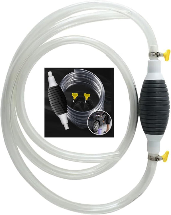 Multifunction Liquid Sucker, Portable Siphon Pump for Gasoline Manual Fuel Transfer Pump