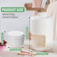 Manual Ice Crusher, Portable Shaved Ice Machine with Ice Box