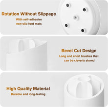 360° Rotating Makeup Brush Holders Organizer Lid Dust proof