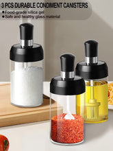 Oil Bottle with Spice Seasoning Jar 5 Set Oil Bottle 500ml Spice Jar 250ml