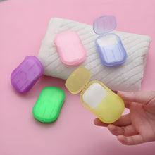 Mini Portable Travel Soap Paper Sheets Disposable Hand Washing Bath Scented Paper Soap