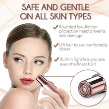 A Portable 2 In 1 Flawless Eyebrow, Face, Lips, Nose Hair Trimmer for Men & Women