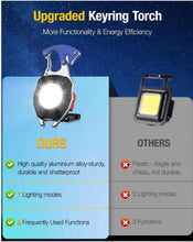 8 in 1 Led Light with Lighter, Bottle Opener, Magnetic Base and Folding Bracket Mini Cob 800 lumens