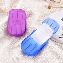 Mini Portable Travel Soap Paper Sheets Disposable Hand Washing Bath Scented Paper Soap