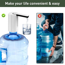 5 Gallon Foldable Water Dispenser, USB Charging Portable Electric Water Bottle Pump with Switch Universal