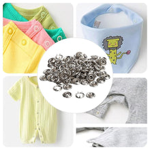 Metal Snap Buttons with Fastener Pliers Press Tool Kit