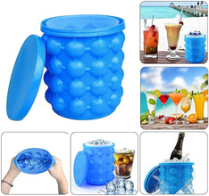 2 in 1 Large Silicone Ice Cube Maker